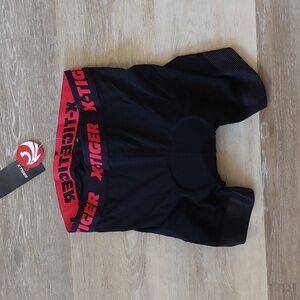 NWT X-Tiger Men's Pro Cycling Padded Underpants Black/Red Size M